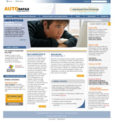 Websites: sample work