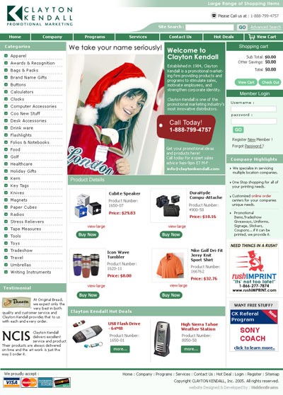 Websites: sample work