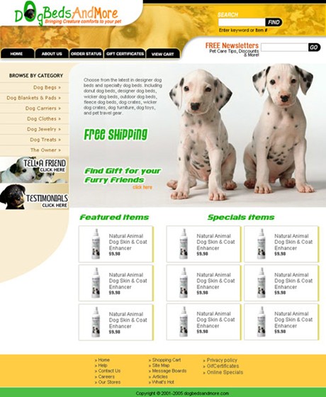 Websites: sample work