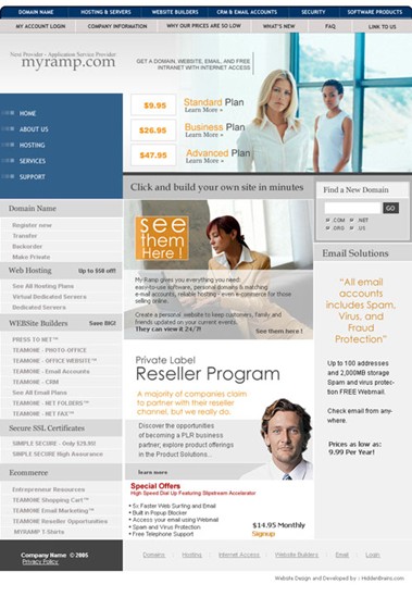 Websites: sample work