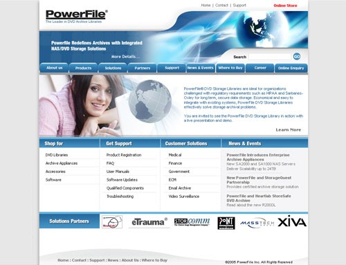 Websites: sample work