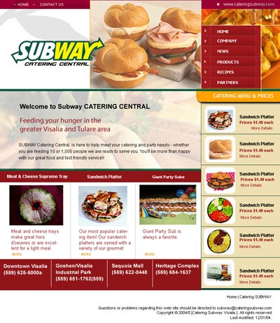 Websites: sample work