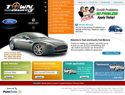 Websites: sample work