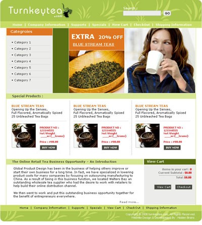 Websites: sample work