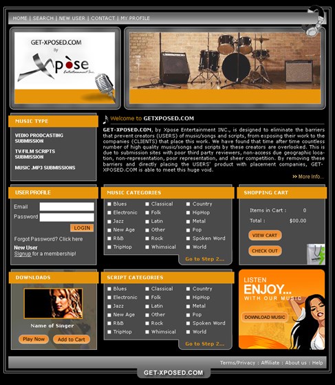 Websites: sample work