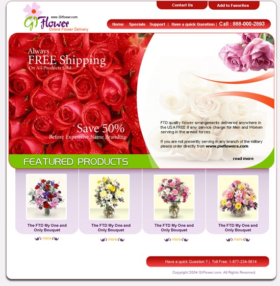 Websites: sample work