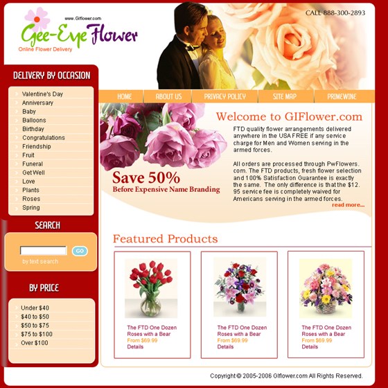 Websites: sample work